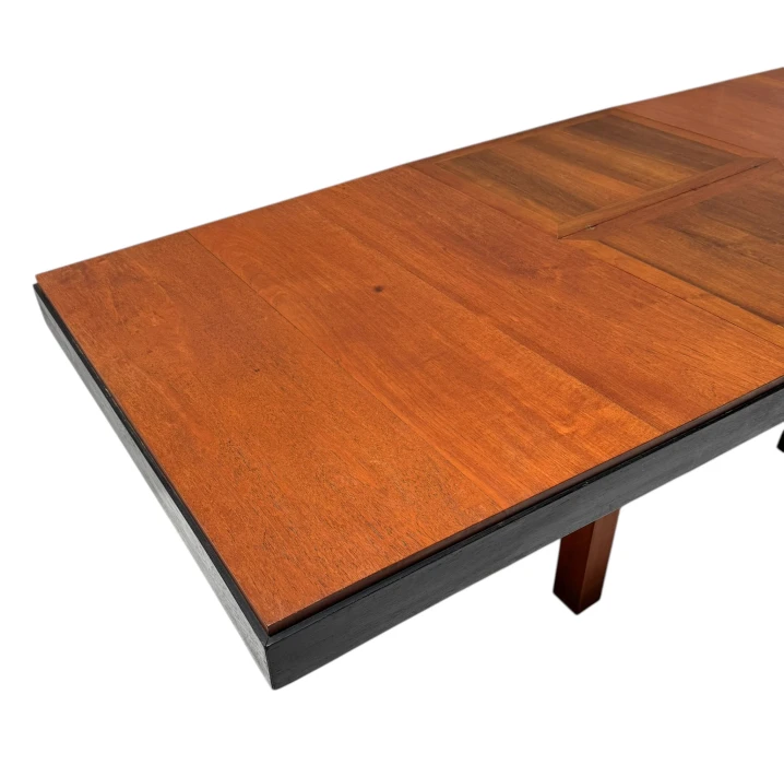 Art Deco Modernist Extending Dining Room Table by Toko v/d Pol Semarang, 1920s